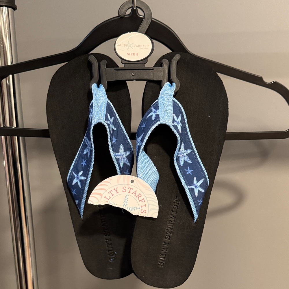 Lilly Pulitzer Blue Starfish Sandals